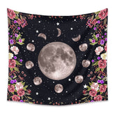Vollmondblumen Wandbehang